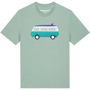 Watapparel Shirt ' California Dream '  turquoise / gemengde kleuren