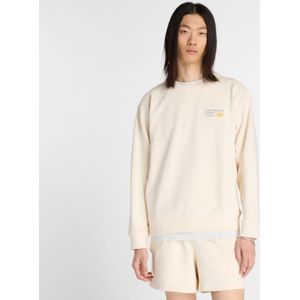 New Balance - Athletics Premium - Sweatshirt - Geel Grijs Wolwit