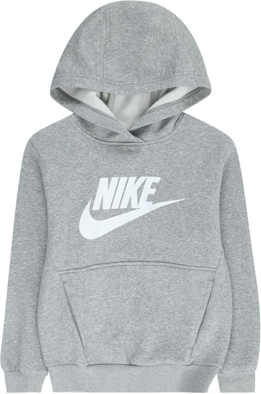 Nike - Club FLC - Sweatshirt - Grijs Gemêleerd - Capuchon