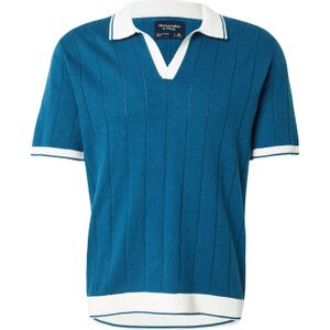 Abercrombie & Fitch Trui  petrol / wit