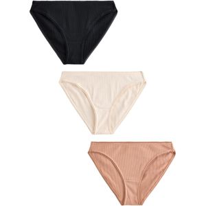 Next Slip  lichtbeige / donkerbeige / zwart