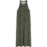 Marc O'Polo - Jurk - Groen / Zwart - Mouwloos - 3/4 Lengte