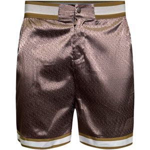 SikSilk Broek  bruin / wit