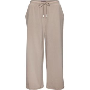 Elbsand - Sportbroek - Taupe - 7/8 Lengte - Loosefit - Sweatstof