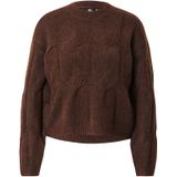 Pcjenna - Gebreide Trui - Knusse Stijl - Ronde Hals - Lange Mouwen