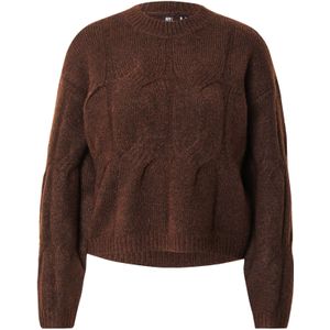 Pcjenna - Gebreide Trui - Knusse Stijl - Ronde Hals - Lange Mouwen