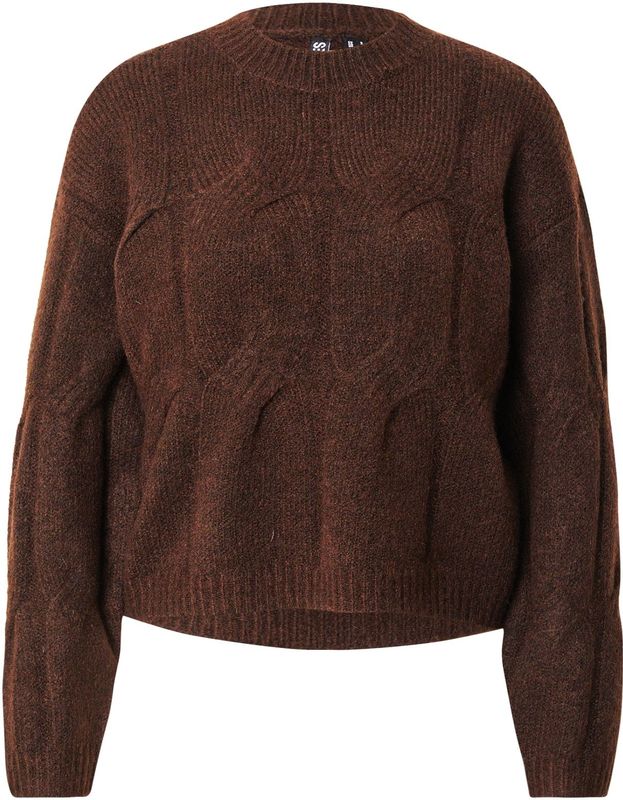 Pcjenna - Gebreide Trui - Knusse Stijl - Ronde Hals - Lange Mouwen