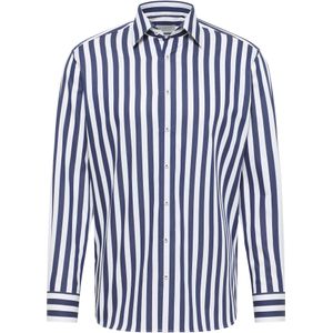 Eterna - Overhemd - Donkerblauw - 100% Katoen - Strijkvrij