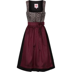 SPIETH & WENSKY - Dirndl - Lichtbeige - Dierenprint - Mouwloos