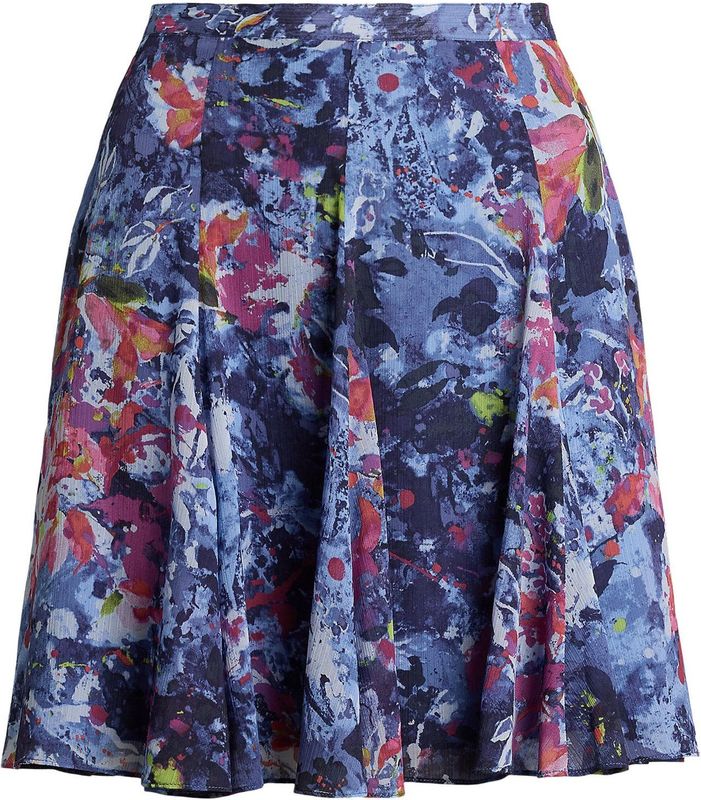 Lauren Ralph Lauren - A-lijn Rok - Navy - Donkerblauw - Lichtgroen - Pitaja Roze