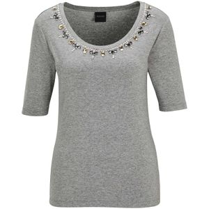 MADELEINE Shirt  goudgeel / grijs / zwart / transparant