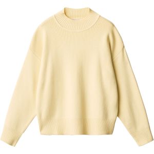 MANGO Trui 'Rino'  pasteelgeel