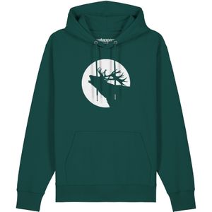 Watapparel Sweatshirt  donkergroen / wit