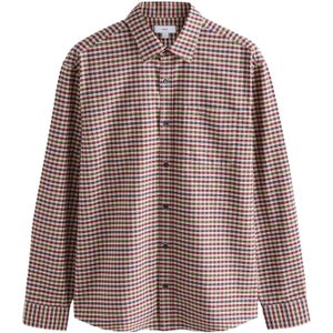 Next Overhemd  donkerbeige / navy / spar / cranberry