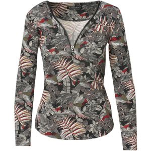 KOROSHI Shirt  groen / rood / zwart / wit