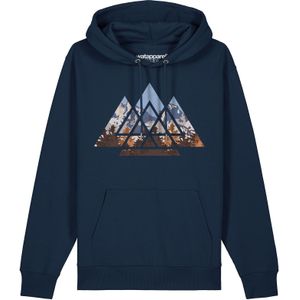 Watapparel Sweatshirt 'Geometric Landscape'  navy / gemengde kleuren