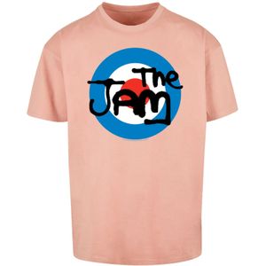 F4NT4STIC Shirt 'The Jam Band'  beige / blauw / rood / zwart / wit
