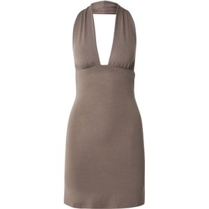 WEEKDAY Jurk  donkerbeige