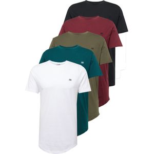 ABOUT YOU Shirt 'Dorian'  turquoise / kaki / wit