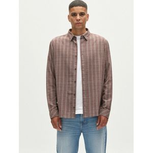 GABBA Overhemd 'Sven'  grijs / kreeft