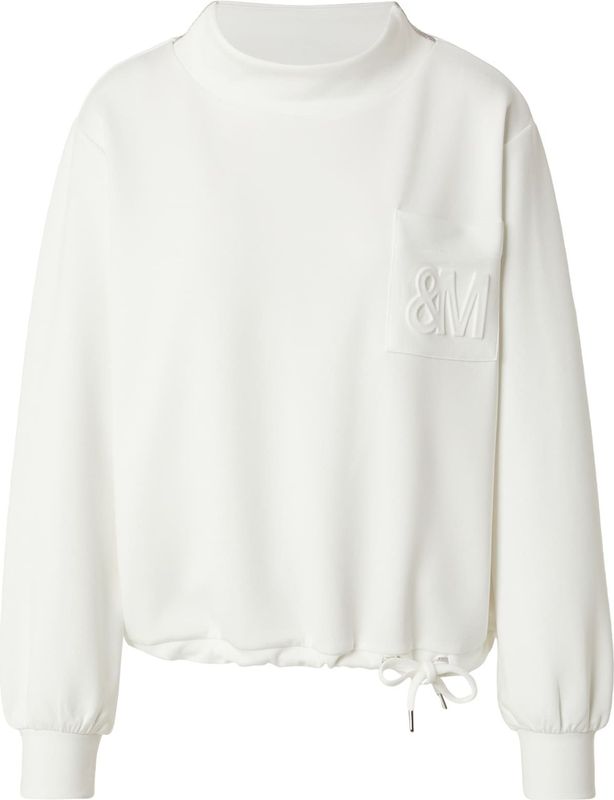 monari - Sweatshirt - Zilver - Effen - Lange Mouw