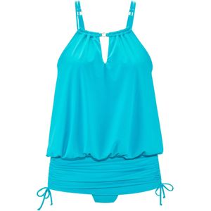 Lascana - Zwemjurk - Turquoise - Geen Beugels - Met Uitneembare Vullingen