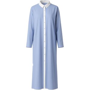 Touche Prive Blousejurk  hemelsblauw / wit