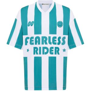 Dandalo Shirt  petrol / wit