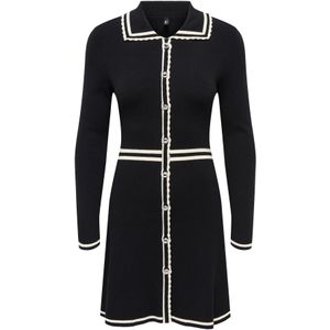 ONLY Jurk 'ONLLUA'  zwart / wit