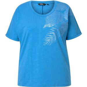 Ulla Popken Shirt  blauw / zilver