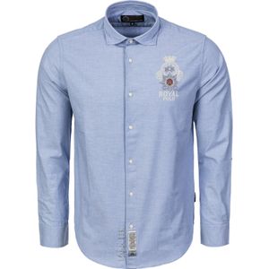 La Martina Overhemd ' MBCG01 '  lichtblauw / gemengde kleuren