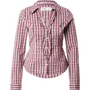 HOLLISTER Blouse  rood / wit