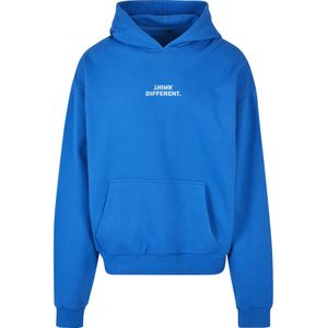 Mister Tee Trui 'Think Different'  kobaltblauw / wit