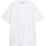 ARMEDANGELS - Shirt - Wit - Ronde Hals - Halve Mouw - Wijde Pasvorm