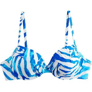 Next Bikinitop  blauw / wit