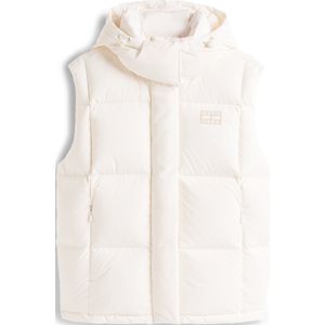 TOMMY JEANS - TJW ALASKA GRID DOWN VEST - Bodywarmer - Ancient white