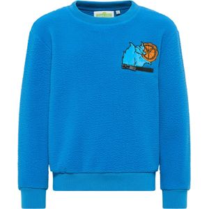 Carlo Colucci Trui 'Decker'  blauw / turquoise / oranje / wit