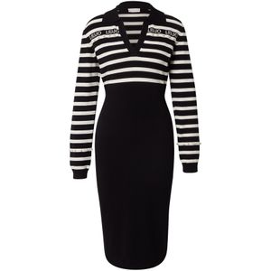Liu Jo Gebreide jurk  zwart / wit