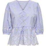 Jdypetra - Top - V-Hals - Geborduurd Detail - Regular Fit