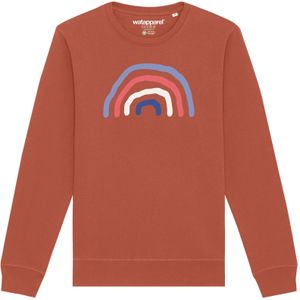 Watapparel Sweatshirt ' Regenbogen '  lichtbruin / gemengde kleuren