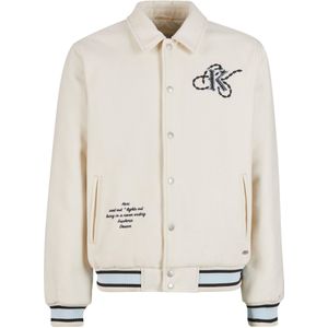 Karl Kani Tussenjas  lichtblauw / zwart / wit