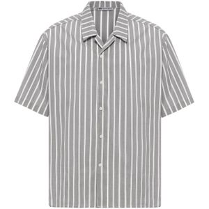 Dandalo Overhemd  grijs / wit