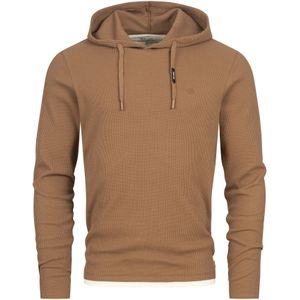 INDICODE JEANS Sweatshirt 'Marto'  bruin / zwart