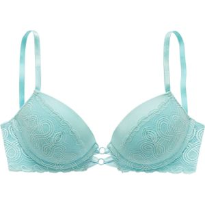 Bralette - Aquablauw - Gewatteerd - Met Beugel - Met Uitneembare Vullingen