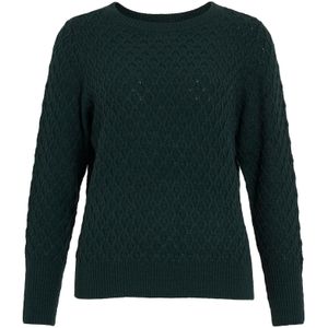 VILA Trui 'VIKillie'  donkergroen