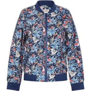 myMo ATHLSR Tussenjas  blauw / lichtblauw / watermeloen rood