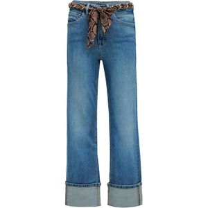 Salsa Jeans Jeans 'Faith'  blauw denim / mokka / donkerbruin