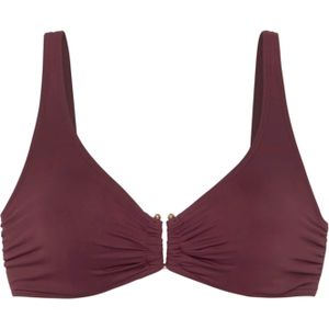 LASCANA - Bikinitop - Bordeaux - Bustier - Met Beugel