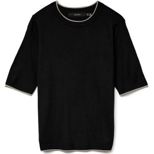 Vmbreeze - Pullover - Gebreid - O-hals - Korte Mouwen - Regular Fit