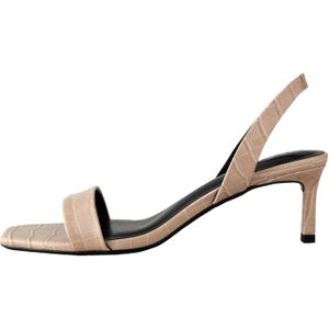 Next - Sandaal - Wolwit - Dierenprint - Stiletto Hak - Flexibele Zool